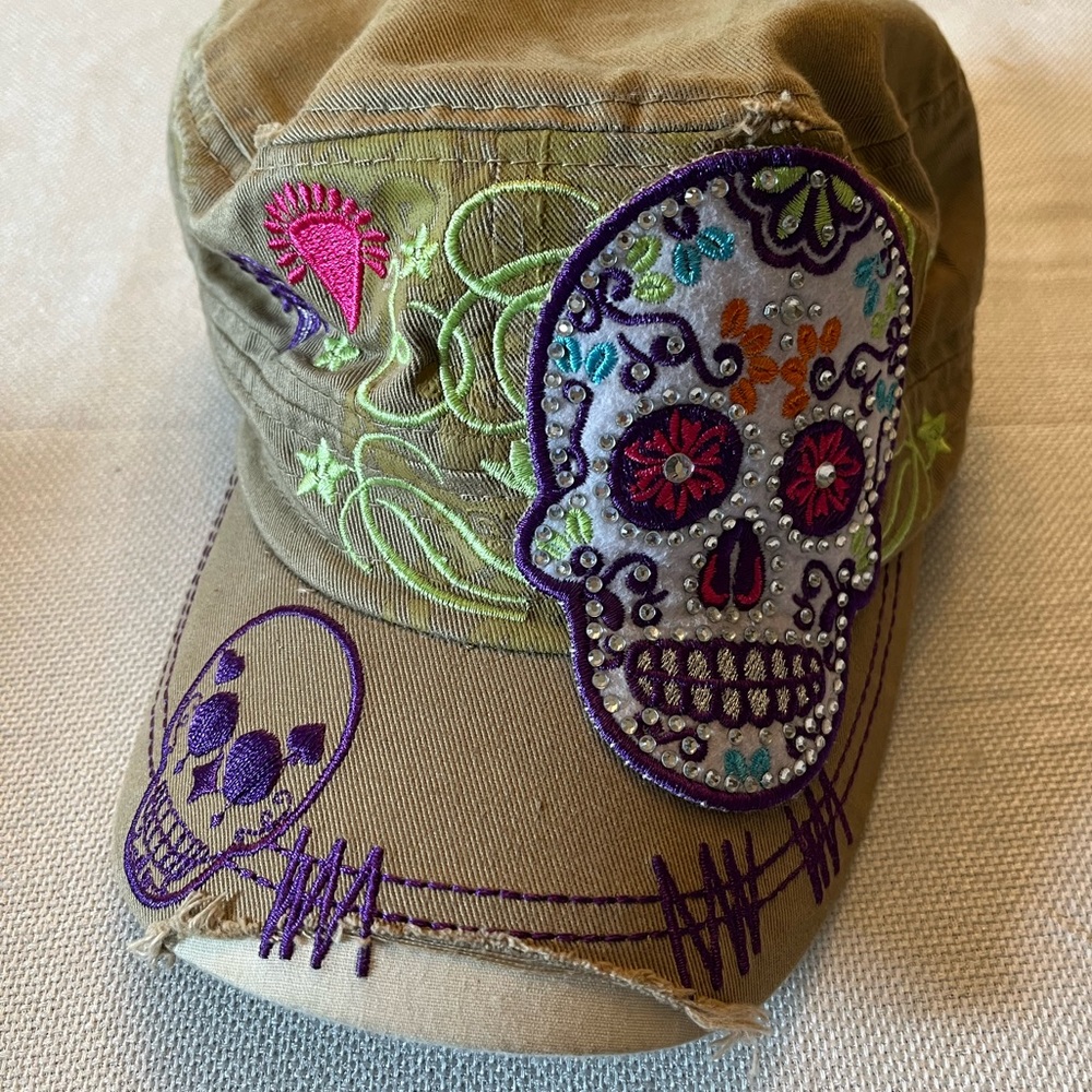SUGAR SKULL HAT